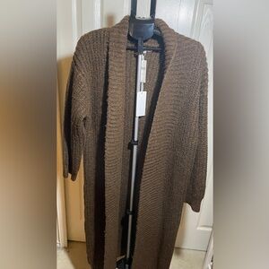 NWT Little Lies Brown Long Knit Sweater from Anthropology.